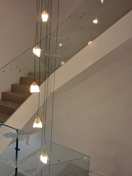 Barandillas de seguridad con vidrio templado para escaleras en Zaragoza
